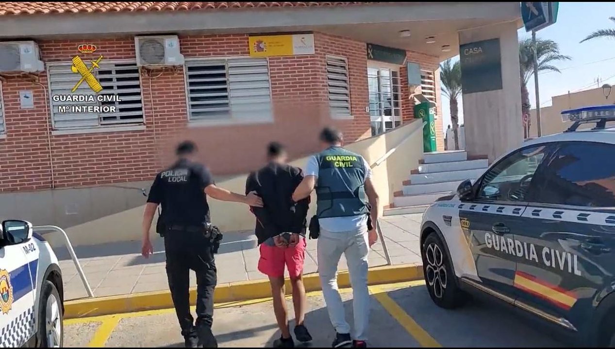 Captura de video de la Guardia Civil