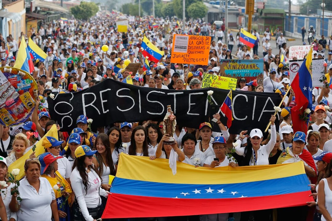 Manifestación en Venezuela